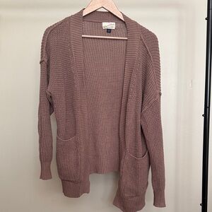 Universal Thread Mauve Cardigan Sweater